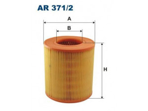 FILTRON AR371/2 oro filtras 
 Filtrai -> Oro filtras
4F0133843A