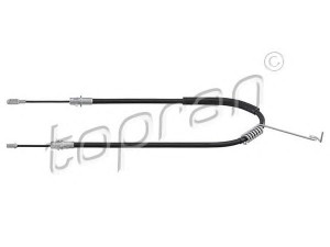 TOPRAN 304 671 trosas, stovėjimo stabdys 
 Stabdžių sistema -> Valdymo svirtys/trosai
1 488 313, 1 518 018, 1 552 043