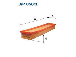 FILTRON AP058/3 oro filtras 
 Techninės priežiūros dalys -> Techninės priežiūros intervalai
1444FE, 1444VK, 9650608480, 1444FF