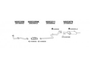 VENEPORTE 530156 išmetimo sistema 
 Išmetimo sistema -> Išmetimo sistema, visa