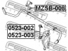 FEBEST MZSB-008 skersinio stabilizatoriaus įvorių komplektas
GJ6A-34-156, GK2A-34-156