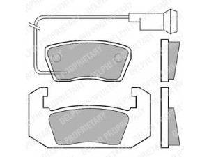 DELPHI LP143 stabdžių trinkelių rinkinys, diskinis stabdys
GBP204, GBP90176, GBP90204, VBP 262