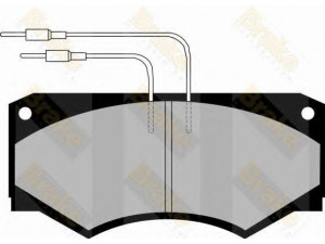 Brake ENGINEERING PA509 stabdžių trinkelių rinkinys, diskinis stabdys 
 Techninės priežiūros dalys -> Papildomas remontas
9037770