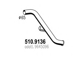 ASSO 510.9136 išleidimo kolektorius
9645096