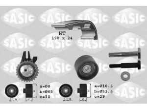 SASIC 1756008 paskirstymo diržo komplektas 
 Techninės priežiūros dalys -> Papildomas remontas
6606028