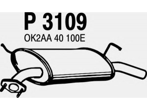 FENNO P3109 galinis duslintuvas 
 Išmetimo sistema -> Duslintuvas
OK2AA-40-100E