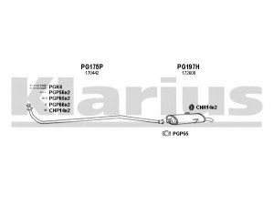 KLARIUS 630093U išmetimo sistema