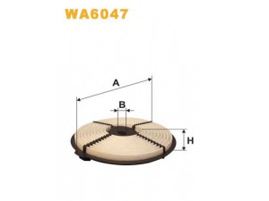 WIX FILTERS WA6047 oro filtras 
 Techninės priežiūros dalys -> Techninės priežiūros intervalai
408, 1780115060, 178011506083, A1245C