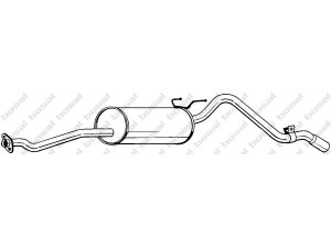 BOSAL 286-409 galinis duslintuvas 
 Išmetimo sistema -> Duslintuvas
17430-5B161, 17430-5B240, 17430-5B420