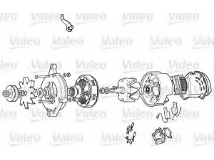 VALEO 513009C kintamosios srovės generatorius