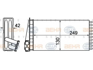HELLA 8FH 351 315-461 šilumokaitis, salono šildymas 
 Šildymas / vėdinimas -> Šilumokaitis
6448.K3