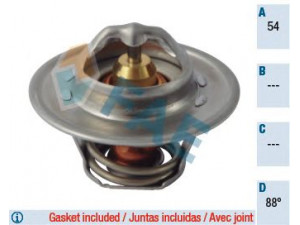 FAE 5203488 termostatas, aušinimo skystis 
 Aušinimo sistema -> Termostatas/tarpiklis -> Thermostat
GTS289, 03G 121 113