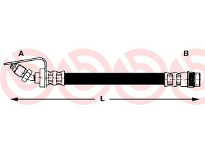 BREMBO T 68 042 stabdžių žarnelė 
 Stabdžių sistema -> Stabdžių žarnelės
4500132, 9160432, 7700302380, 9160432