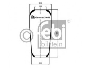 FEBI BILSTEIN 39046 dėklas, pneumatinė pakaba 
 Pakaba -> Pneumatinė pakaba
81.43601.0040, 1075290, 1593842