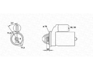 MAGNETI MARELLI 943241114010 starteris 
 Elektros įranga -> Starterio sistema -> Starteris
B10118400, B10118400B, B30118400