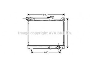 AVA QUALITY COOLING SZ2106 radiatorius, variklio aušinimas 
 Aušinimo sistema -> Radiatorius/alyvos aušintuvas -> Radiatorius/dalys
0440078E20, 1770078E20