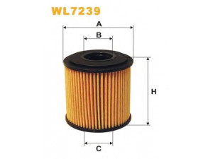 WIX FILTERS WL7239 alyvos filtras 
 Techninės priežiūros dalys -> Techninės priežiūros intervalai
1601800310, 1601840025, 1601840125