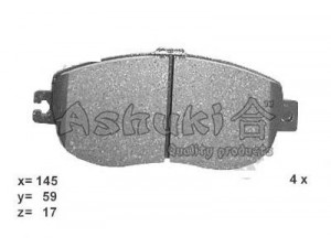 ASHUKI 1080-7802 stabdžių trinkelių rinkinys, diskinis stabdys 
 Techninės priežiūros dalys -> Papildomas remontas
V9118A040, 04465-24020, 04465-24021