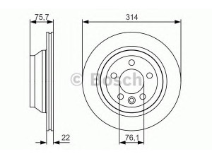 BOSCH 0 986 479 S54 stabdžių diskas 
 Stabdžių sistema -> Diskinis stabdys -> Stabdžių diskas
7L6 615 601 E, 7L6 615 601 G