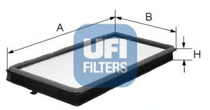 UFI 53.046.00 filtras, salono oras 
 Techninės priežiūros dalys -> Techninės priežiūros intervalai
64311390836