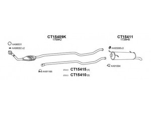 VENEPORTE 150196 išmetimo sistema 
 Išmetimo sistema -> Išmetimo sistema, visa