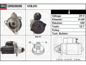 DELCO REMY DRS3898 starteris 
 Elektros įranga -> Starterio sistema -> Starteris
21477586, 3978710, 8113230, 8192965