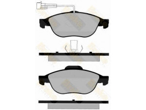 Brake ENGINEERING PA1154 stabdžių trinkelių rinkinys, diskinis stabdys 
 Techninės priežiūros dalys -> Papildomas remontas
0000009947936, 71713144, 71753044