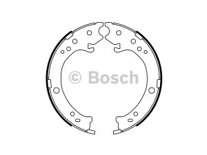 BOSCH 0 986 487 765 stabdžių trinkelių komplektas, stovėjimo stabdis 
 Stabdžių sistema -> Rankinis stabdys
43053-S9A-E52, 43053-SWW-000