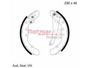 METZGER MG 572 stabdžių trinkelių komplektas 
 Techninės priežiūros dalys -> Papildomas remontas
357 698 525CX, 443 698 525BX, 8A0 609 525B
