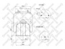 STELLOX 90-03061-SX dėklas, pneumatinė pakaba
1440306, 492678