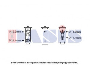 AKS DASIS 840192N išsiplėtimo vožtuvas, oro kondicionavimas 
 Oro kondicionavimas -> Vožtuvai
922002W100