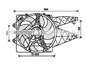 AVA QUALITY COOLING AL7514 ventiliatorius, radiatoriaus 
 Aušinimo sistema -> Oro aušinimas
51813582, 51813582