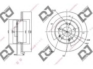 DJ PARTS BD1117 stabdžių diskas 
 Dviratė transporto priemonės -> Stabdžių sistema -> Stabdžių diskai / priedai
1244211312