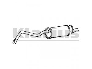 KLARIUS 230129 galinis duslintuvas 
 Išmetimo sistema -> Duslintuvas
5028992, 6483762, 6615097