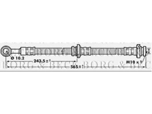 BORG & BECK BBH7142 stabdžių žarnelė 
 Stabdžių sistema -> Stabdžių žarnelės
46210-BN80B, 462105M316, 46210BN80B
