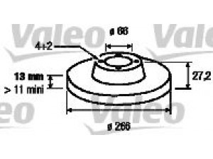 VALEO 186599 stabdžių diskas 
 Dviratė transporto priemonės -> Stabdžių sistema -> Stabdžių diskai / priedai
4246-R4, 4246R4, 4249-82, 424982