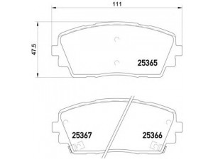 BREMBO P 30 053 stabdžių trinkelių rinkinys, diskinis stabdys 
 Techninės priežiūros dalys -> Papildomas remontas
581011YA30, 581011YA00