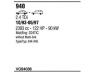 WALKER VO94036 išmetimo sistema 
 Išmetimo sistema -> Išmetimo sistema, visa