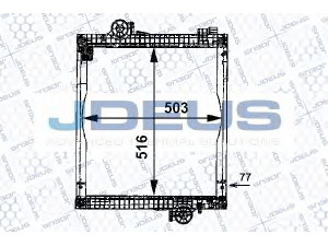 JDEUS 099M04 radiatorius, variklio aušinimas
AL116668