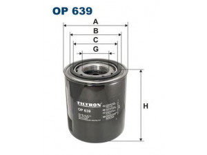 FILTRON OP639 alyvos filtras
