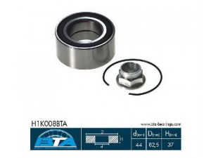 BTA H1K008BTA rato guolio komplektas 
 Ašies montavimas/vairavimo mechanizmas/ratai -> Rato stebulė/montavimas -> Rato guolis