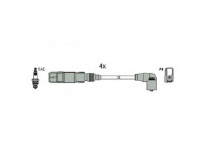 HITACHI 134793 uždegimo laido komplektas 
 Kibirkšties / kaitinamasis uždegimas -> Uždegimo laidai/jungtys
06A905405N