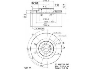 BREMBO 09.R103.11 stabdžių diskas 
 Stabdžių sistema -> Diskinis stabdys -> Stabdžių diskas
1644210512, 1644211412