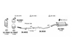 ASSO ART3933 išmetimo sistema