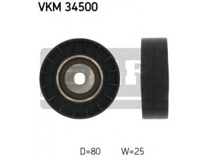 SKF VKM 34500 kreipiantysis skriemulys, V formos rumbuotas diržas 
 Diržinė pavara -> V formos rumbuotas diržas/komplektas -> Laisvasis/kreipiamasis skriemulys
40 29 930