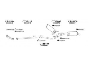 VENEPORTE 150025 išmetimo sistema 
 Išmetimo sistema -> Išmetimo sistema, visa
