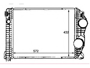 NISSENS 96969 tarpinis suslėgto oro aušintuvas, kompresorius 
 Variklis -> Oro tiekimas -> Įkrovos agregatas (turbo/superįkrova) -> Tarpinis suslėgto oro aušintuvas
970 501 01 01, A9705010101, 970 501 01 01