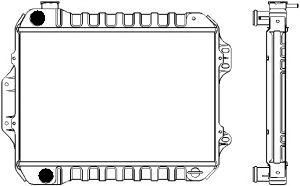 SAKURA  Automotive 1111-0201 radiatorius, variklio aušinimas