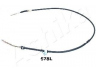 ASHIKA 131-05-578L trosas, stovėjimo stabdys 
 Stabdžių sistema -> Valdymo svirtys/trosai
MB004849