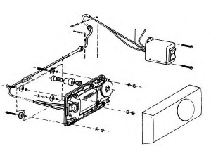 HELLA 8EF 006 288-011 elektrovariklis, lango pakėliklis